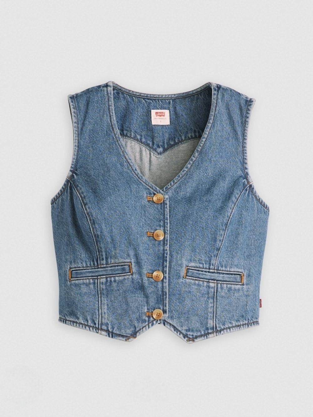 Levis AMORE DENIM VEST Size XXL